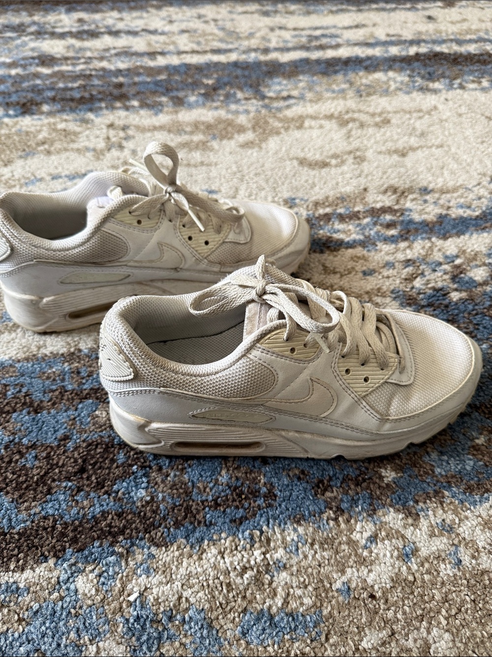 Nike Off-White/Taupe Air Max Sneakers